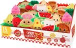 Peluche Kawaii food - display 30 peluches 15 modèles (8cm)