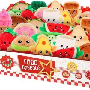 Peluche Kawaii food - display 30 peluches 15 modèles (8cm)