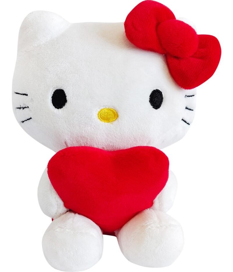 Peluche Hello Kitty - Hello Kitty Heart (14cm) – Image 2