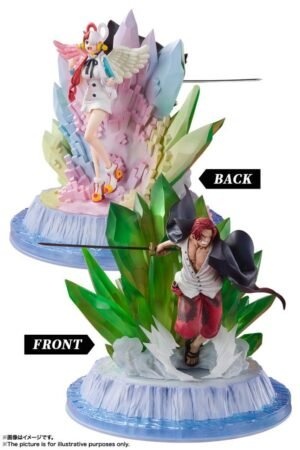 Figurine One Piece - Shanks & Uta Zero Extra Battle (24cm)