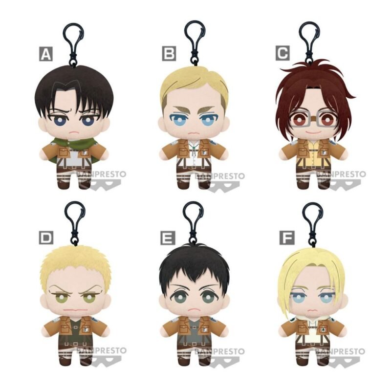 Peluche L'Attaque des Titans - Tomonui Plush Series 2 Assortiment 9 pièces (15cm) – Image 2