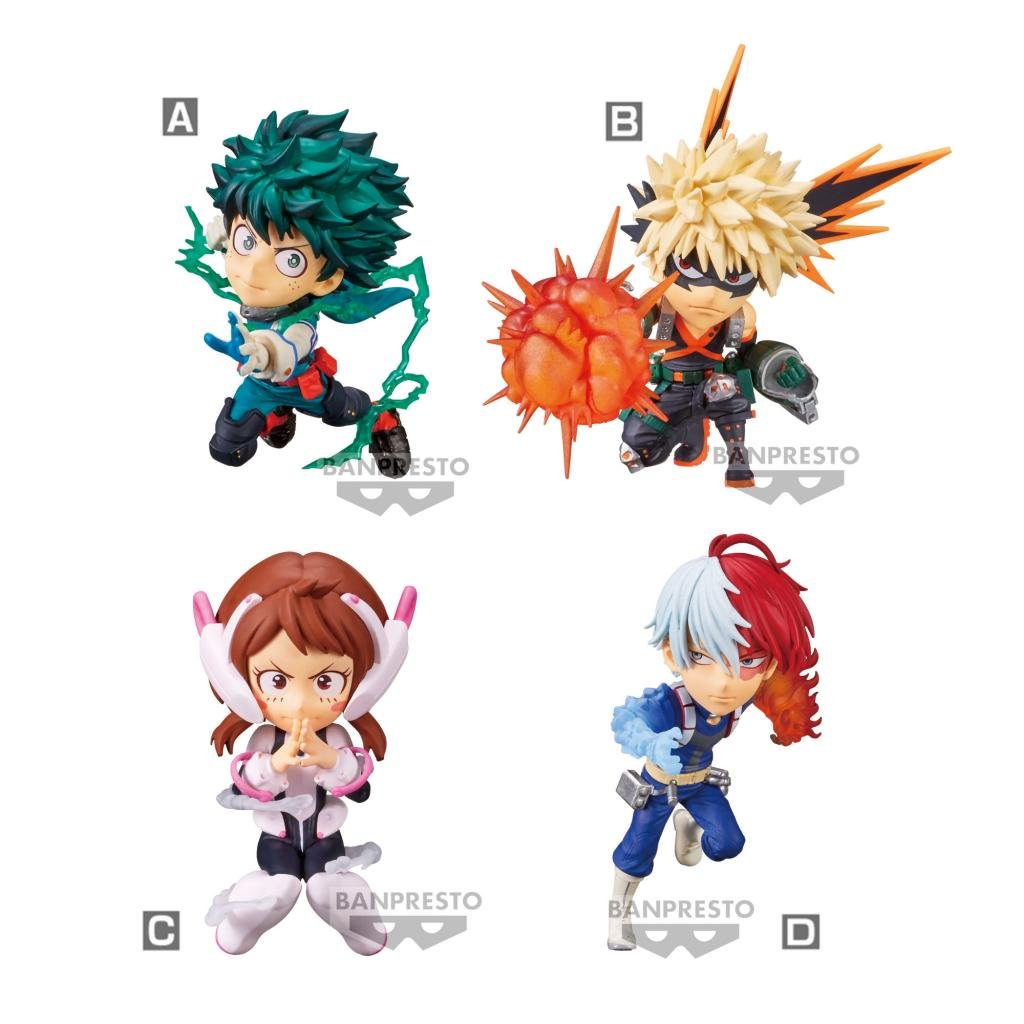 Figurine My Hero Academia - WCF Assortiment 12 pièces (7cm)