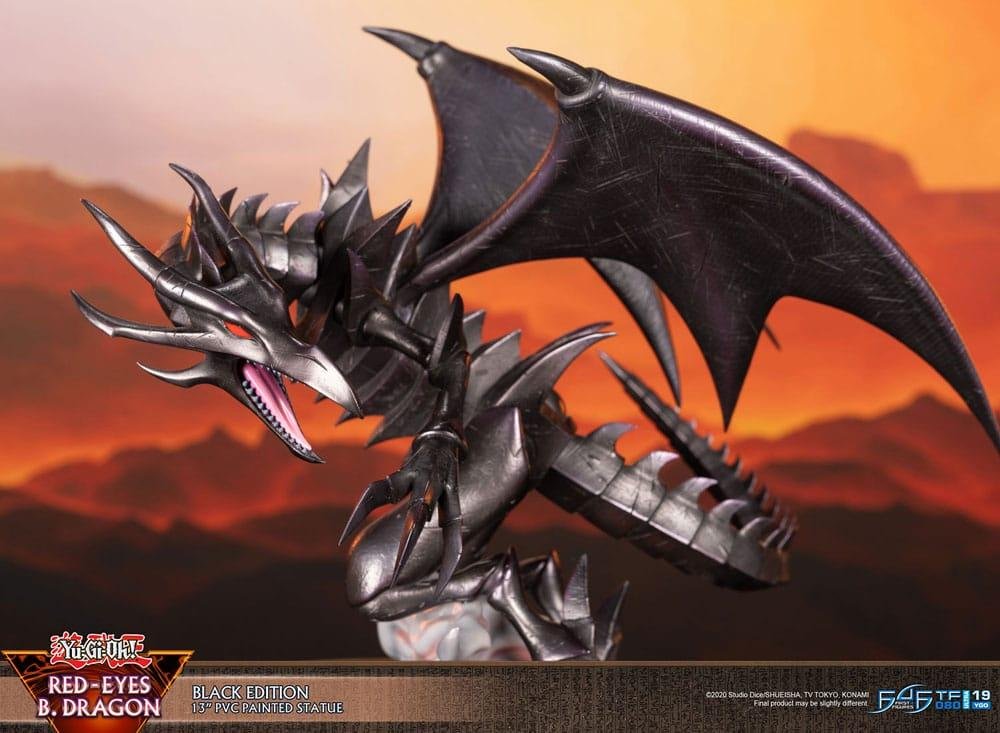 Statuette Yu-Gi-Oh! - Dragon noir aux yeux rouges (33cm) – Image 3