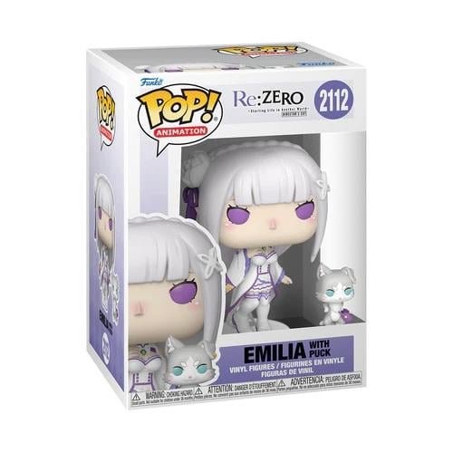 Funko POP! Re Zero - Emilia avec Puck (2112) – Image 2