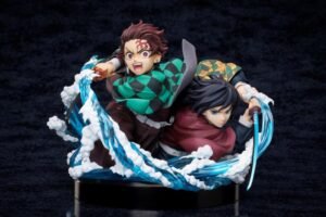 Figurine Demon Slayer - Tanjiro & Giyuu (13cm)