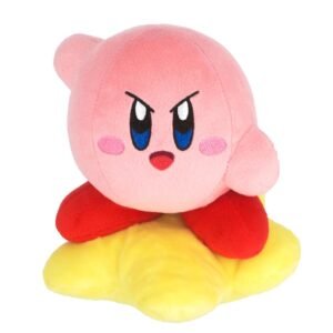 Peluche Kirby - Kirby sur étoile (17cm)