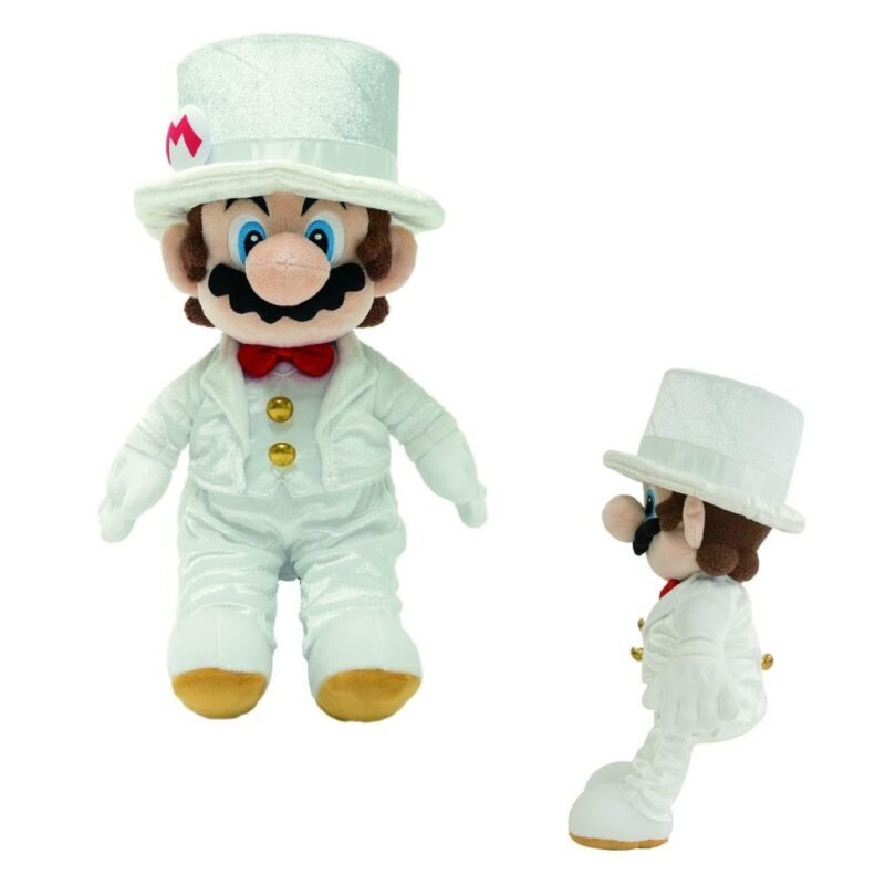 Peluche Mario Odyssey - Mario "Tenue de Mariage avec boite" (35cm) – Image 4