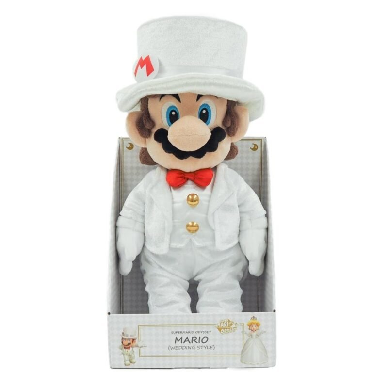 Peluche Mario Odyssey - Mario "Tenue de Mariage avec boite" (35cm) – Image 5