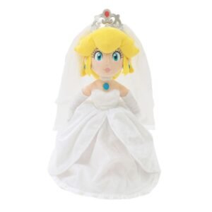 Peluche Mario Odyssey - Peach "Tenue de Mariage avec boite" (40cm)
