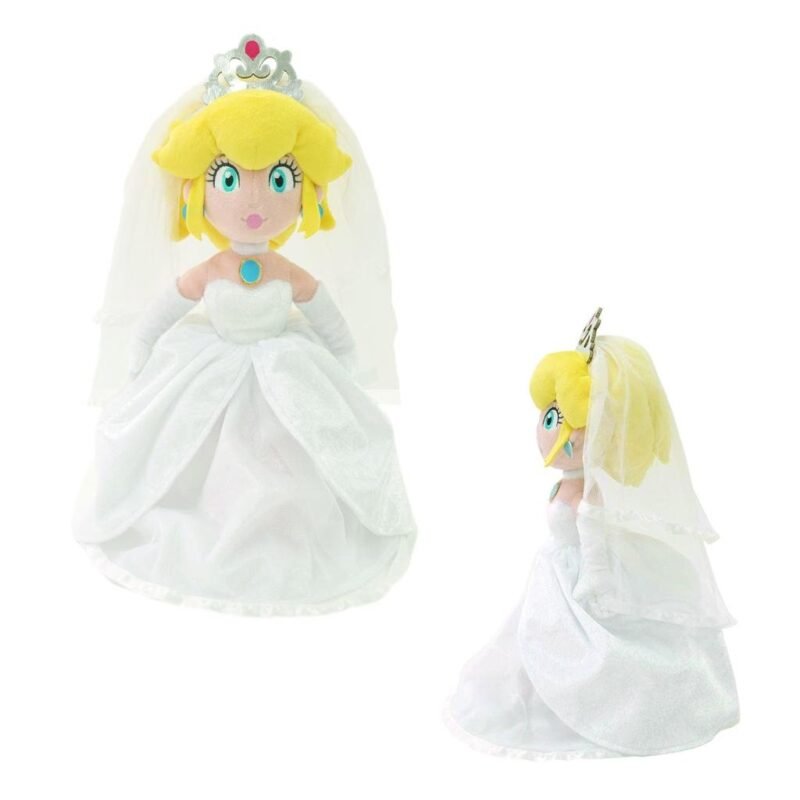 Peluche Mario Odyssey - Peach "Tenue de Mariage avec boite" (40cm) – Image 4