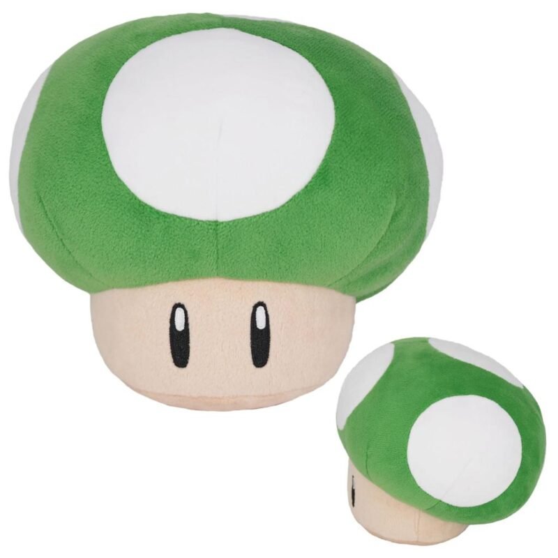 Peluche Super Mario - Champignon 1UP (16cm) – Image 2
