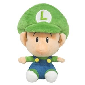 Peluche Super Mario - Baby Luigi (16cm)