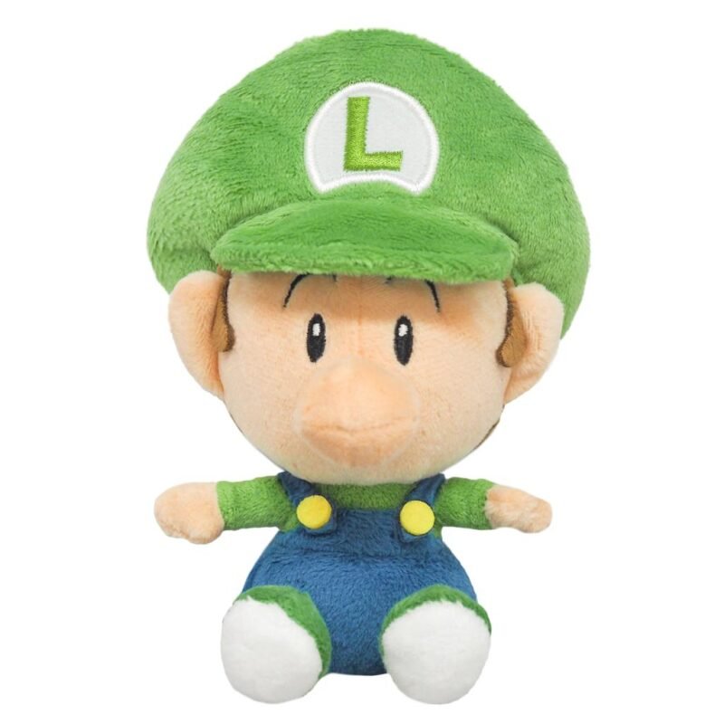 Peluche Super Mario - Baby Luigi (16cm)