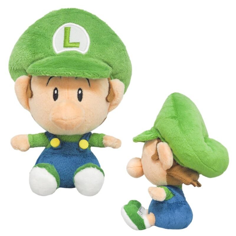 Peluche Super Mario - Baby Luigi (16cm) – Image 4