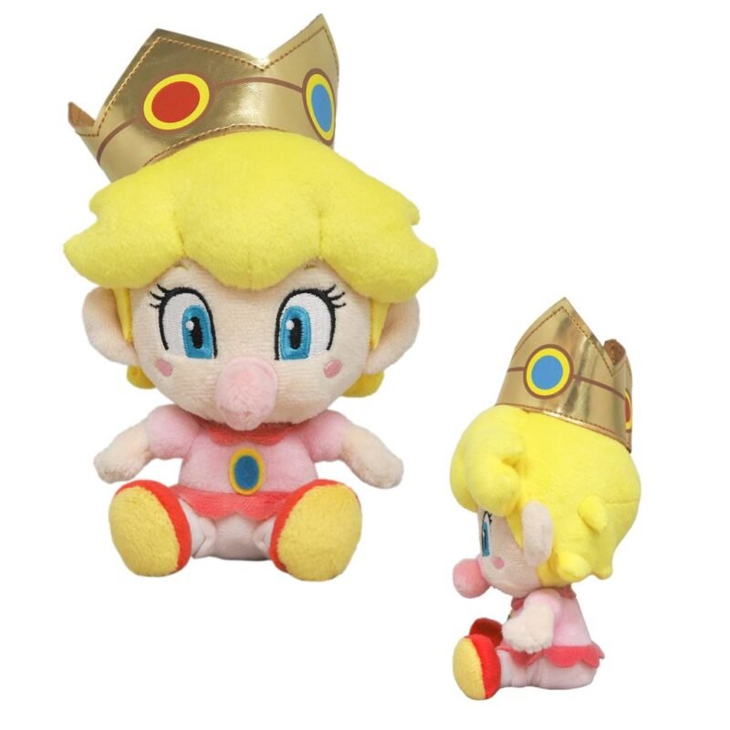 Peluche Super Mario - Baby Peach (18cm) – Image 4