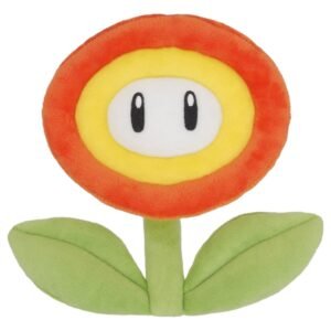 Peluche Super Mario - Fleur de feu (18cm)