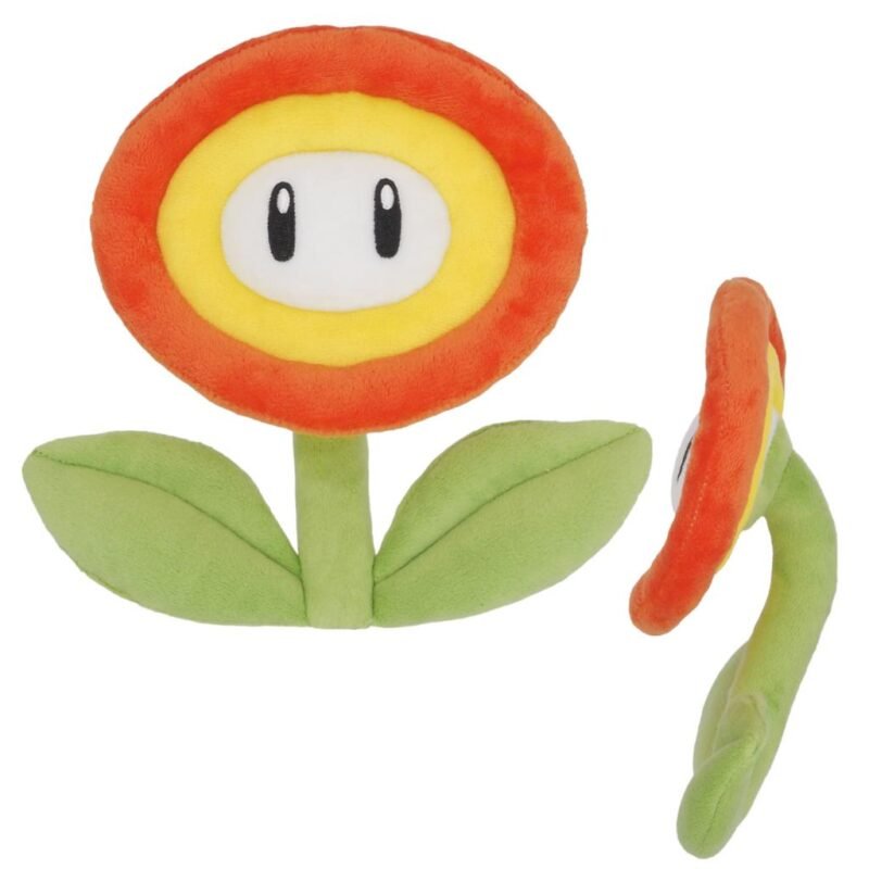 Peluche Super Mario - Fleur de feu (18cm) – Image 2