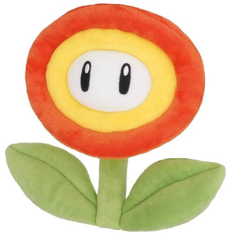 Peluche Super Mario - Fleur de feu (18cm) – Image 4