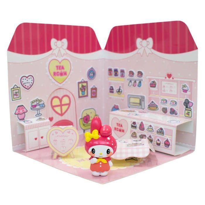 Hello Kitty - Melody Sticker House Tea Room (6cm)