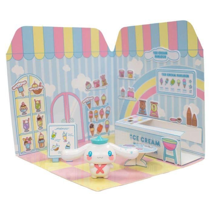 Hello Kitty - Cinnamoroll Sticker House Ice Cream Parlour (6cm)