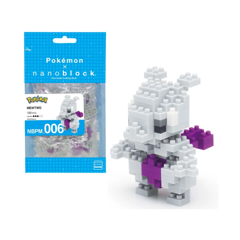 Figurine Pokemon – Mewtwo Nanoblock (10cm)