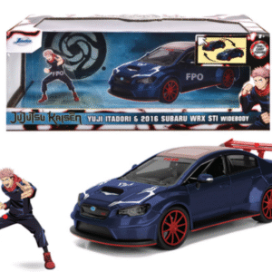 Figurine Jujutsu Kaisen - Yuji Itadori & 2016 Subaru WRX STI Widebody (1:24)