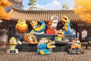 Figurine Alexander the Fat Tiger - Long Teng Hu Blind Box Set 8 pièces (10cm)