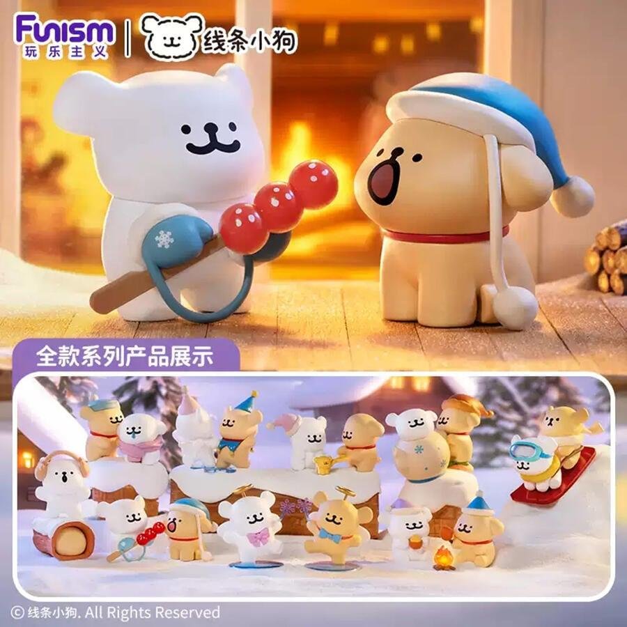 Figurine Maltese - Cuddly Moments Series Blind Box Set 8 pièces (10cm)