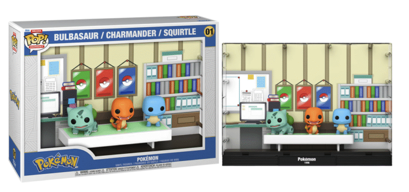 Funko POP! Pokémon - Moments Deluxe Pokemon Starters 1996 (01)