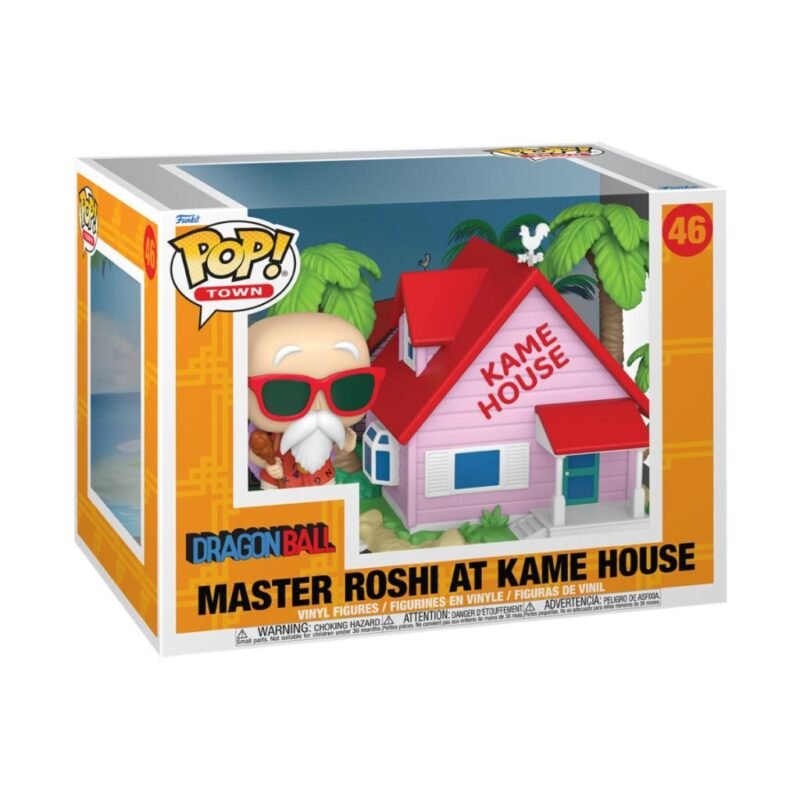 Funko POP! Dragon Ball - POP Town Kame House avec Master Roshi (46) – Image 2