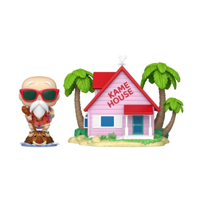 Funko POP! Dragon Ball - POP Town Kame House avec Master Roshi (46) – Image 3
