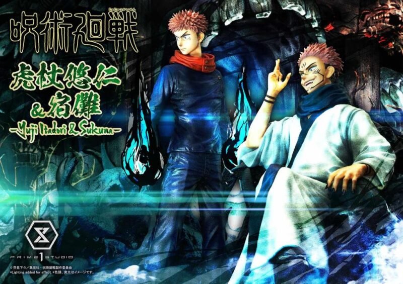 Statuette Jujutsu Kaisen - Yuji et Sukuna Premium Masterline (38+34cm)