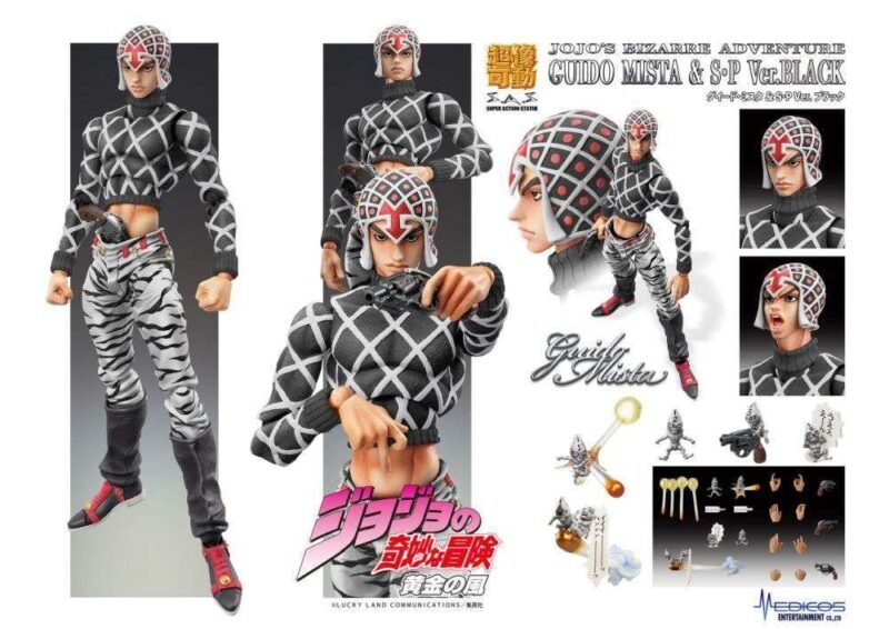Figurine Jojo Part 5 - Mista & Sex Pistol Chozokado (15cm)