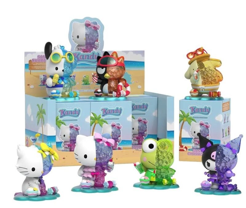 Figurine Hello Kitty - Kandy Sanrio Sea Breeze Series Display 6 pièces
