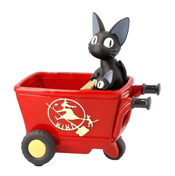 Diorama Kiki la Petite Sorciere - Jiji chariot rouge Planter (11.5cm)