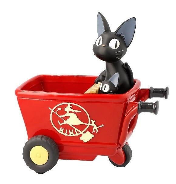 Diorama Kiki la Petite Sorciere - Jiji chariot rouge Planter (11.5cm) – Image 5