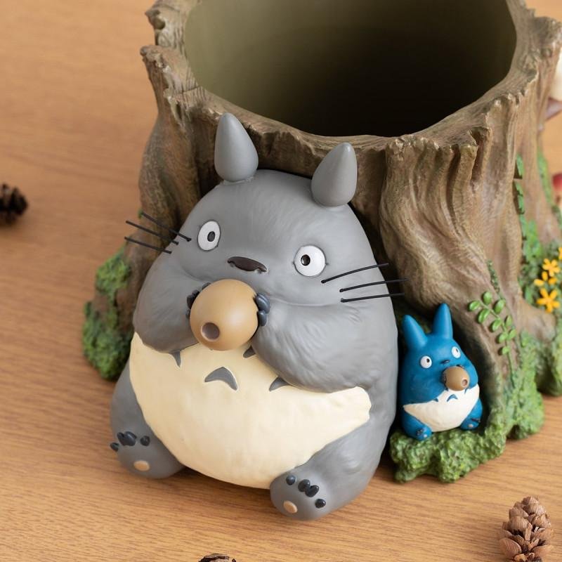 Diorama Mon Voisin Totoro - Totoro Tronc d'arbre Planter (18.5cm) – Image 2