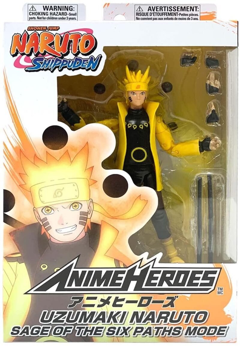 Figurine Naruto - Naruto Sage of Six Paths Mode Anime Heroes (17cm) – Image 2