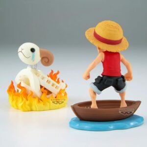 Figurine One Piece - Luffy & Going Merry WCF Log Stories (8cm)