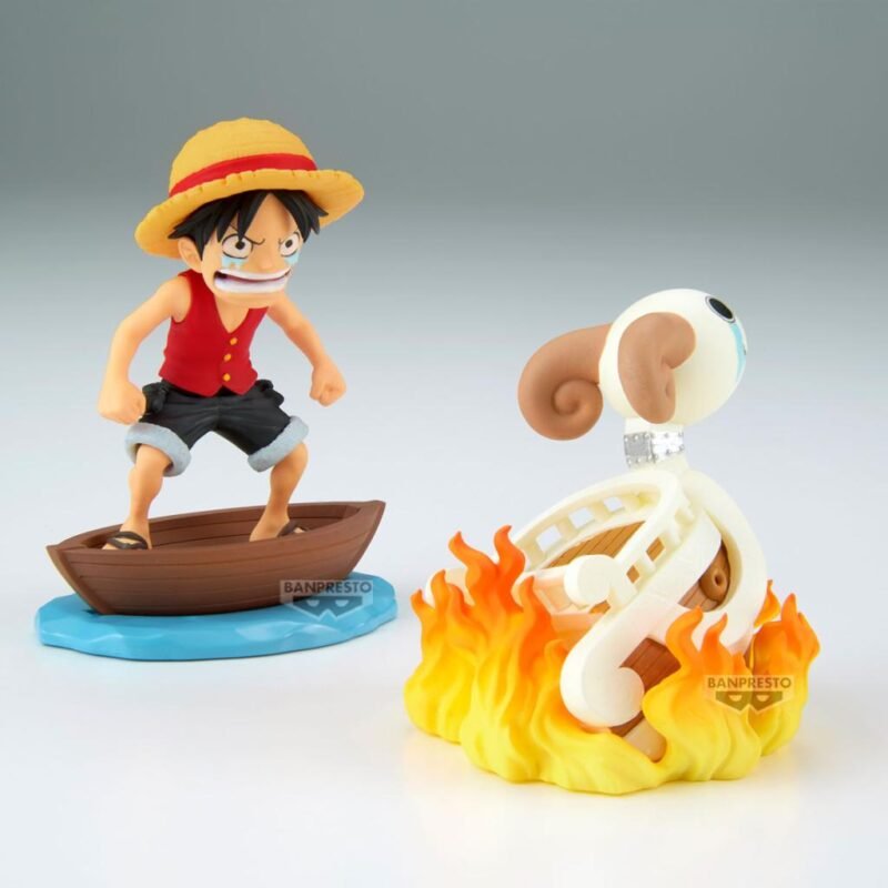 Figurine One Piece - Luffy & Going Merry WCF Log Stories (8cm) – Image 2