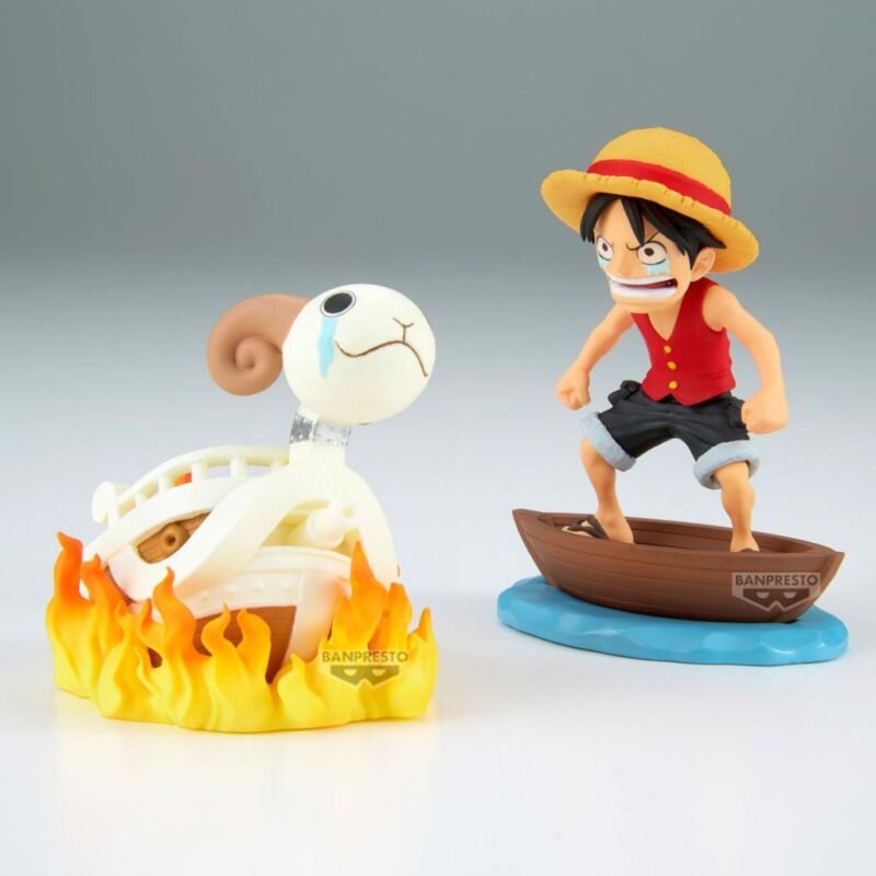 Figurine One Piece - Luffy & Going Merry WCF Log Stories (8cm) – Image 3