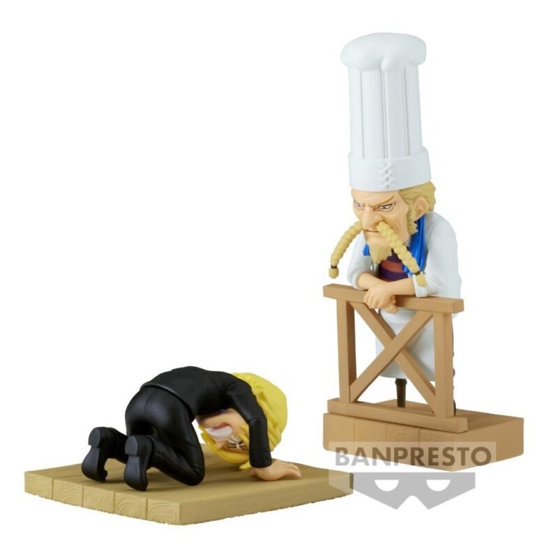 Figurine One Piece - Sanji & Zeff WCF Log Stories (8cm)