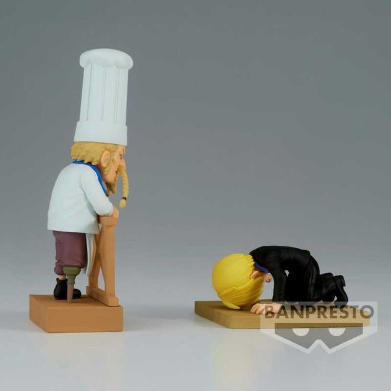 Figurine One Piece - Sanji & Zeff WCF Log Stories (8cm) – Image 2