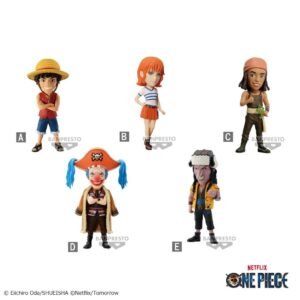 Figurine One Piece Netflix - WCF Vol.1 Assortiment 12 pièces (7cm)