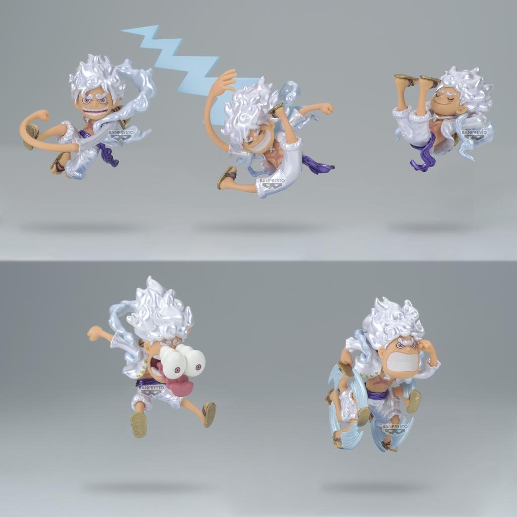 Figurine One Piece - WCF Luffy Gear 5 Metallic Assortiment 12 pièces (7cm) – Image 2