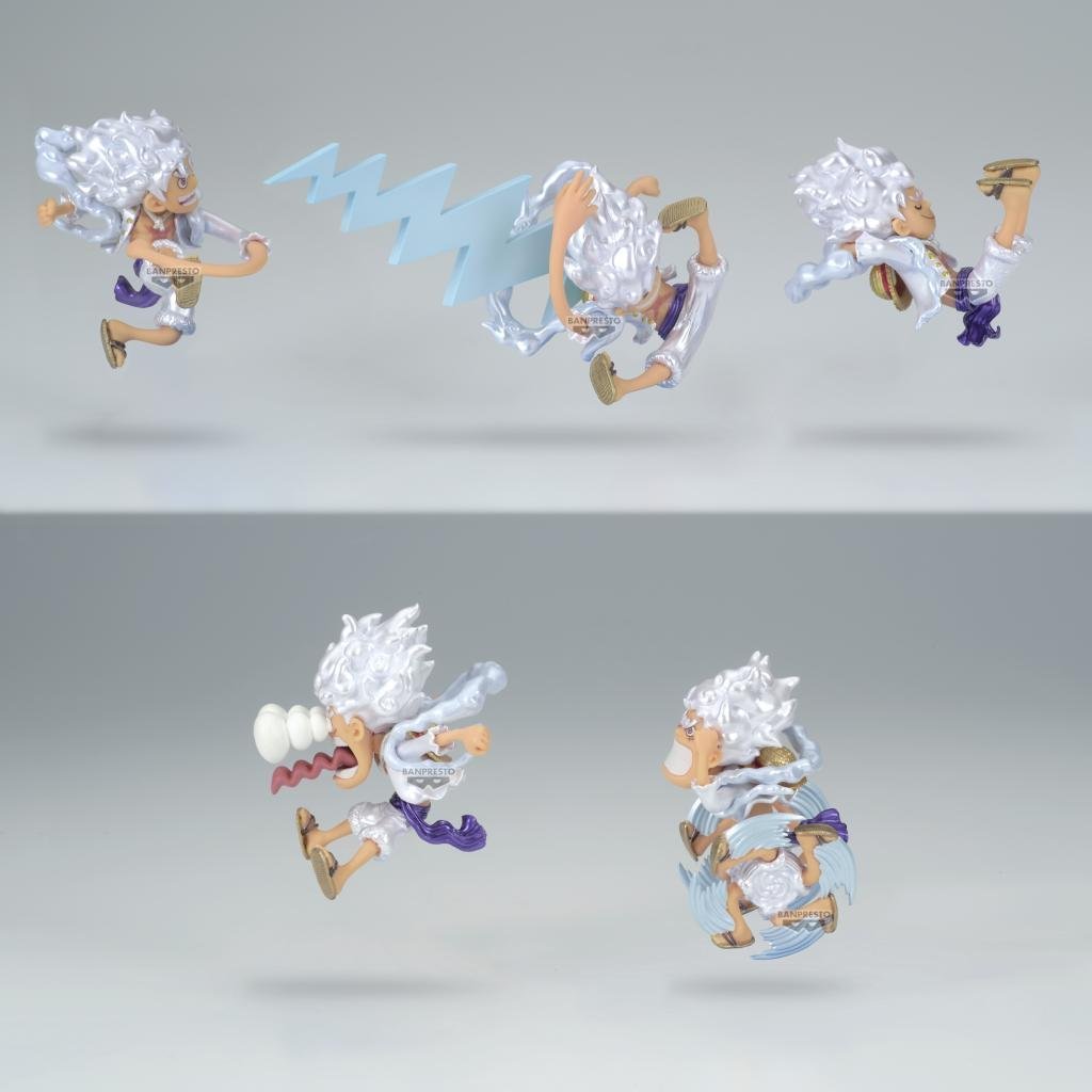 Figurine One Piece - WCF Luffy Gear 5 Metallic Assortiment 12 pièces (7cm) – Image 3