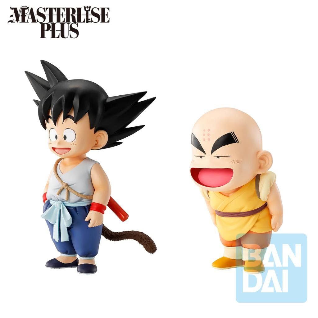 Figurine Dragon Ball - Goku & Krillin Son Goku Training Section (13 & 11cm) – Image 2