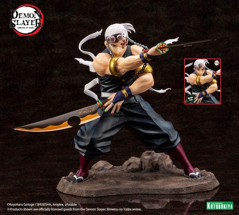 Statuette Demon Slayer - Tengen Uzui Bonus Vers. 1/8 ARTFXJ (23cm)