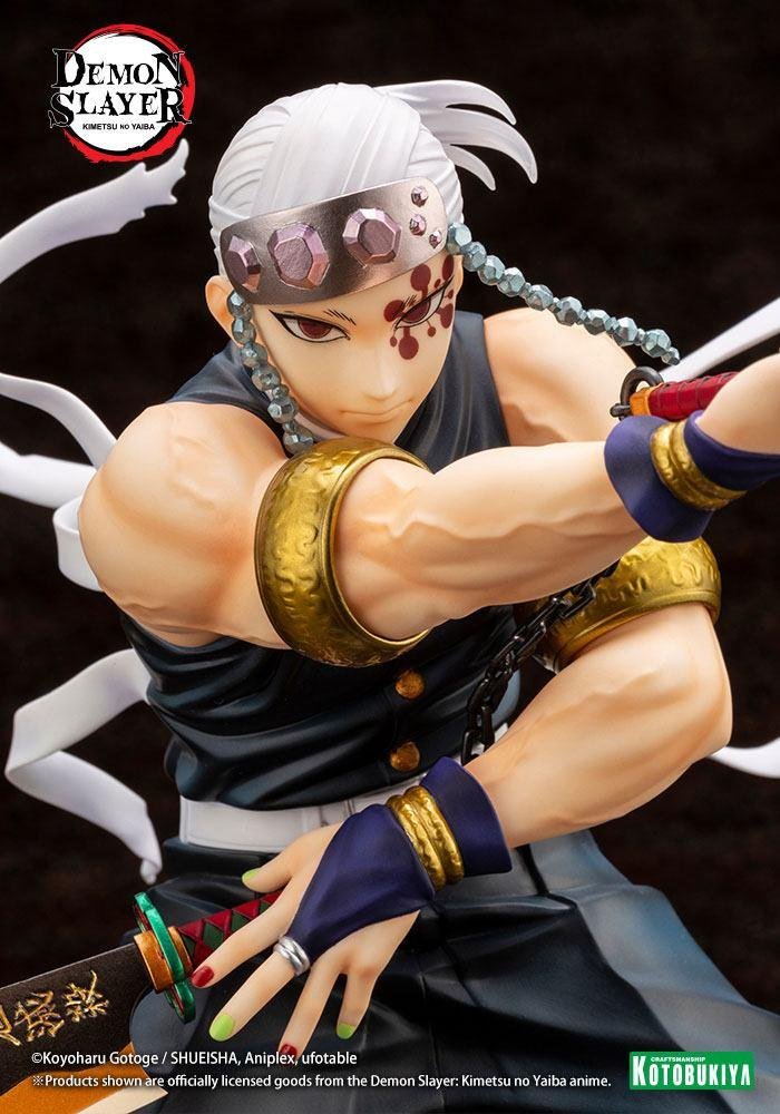 Statuette Demon Slayer - Tengen Uzui Bonus Vers. 1/8 ARTFXJ (23cm) – Image 3