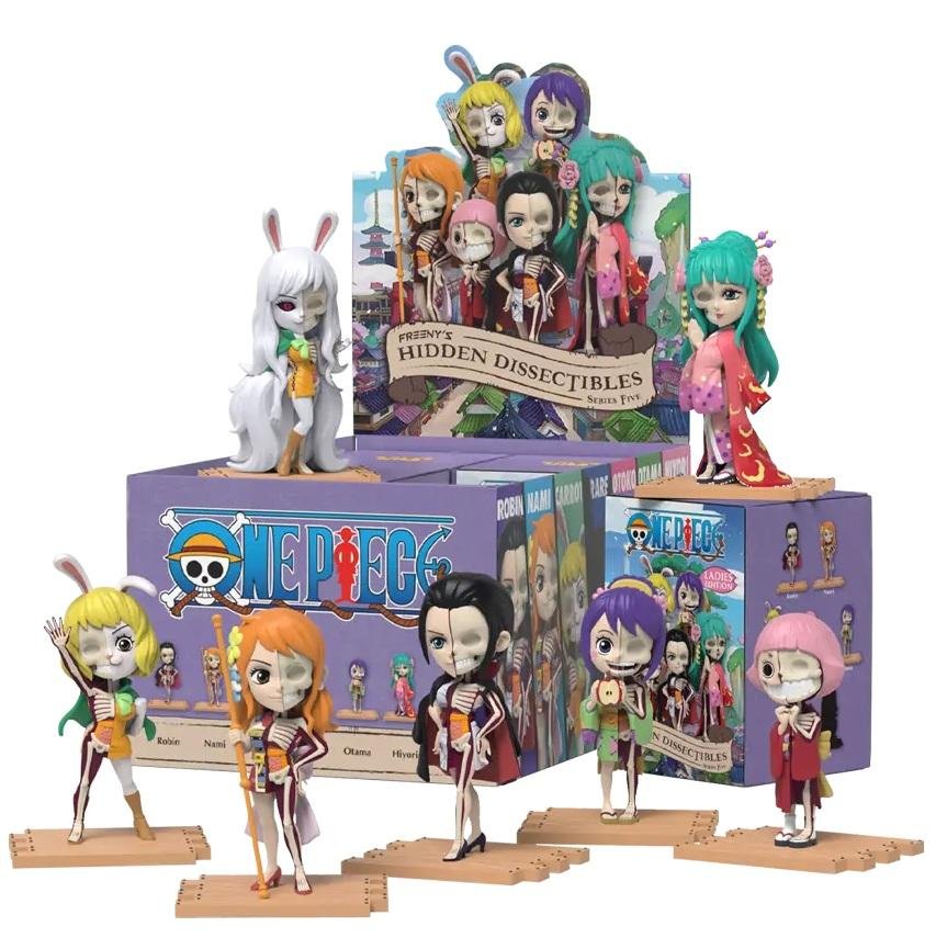Figurine One Piece - Ladies Freeny's Hidden Dissectibles Display 6 pièces